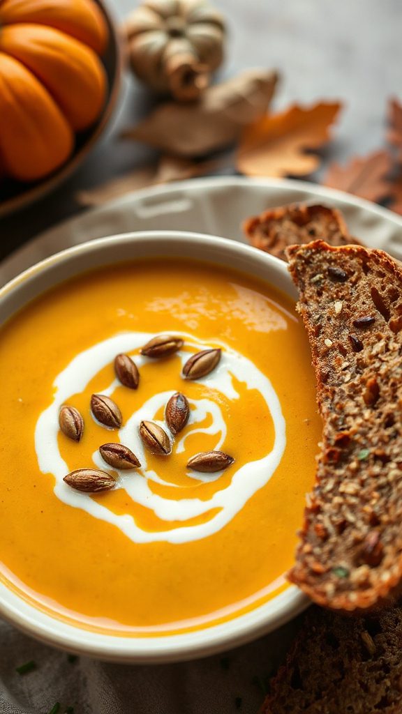 creamy pumpkin soup recipe
