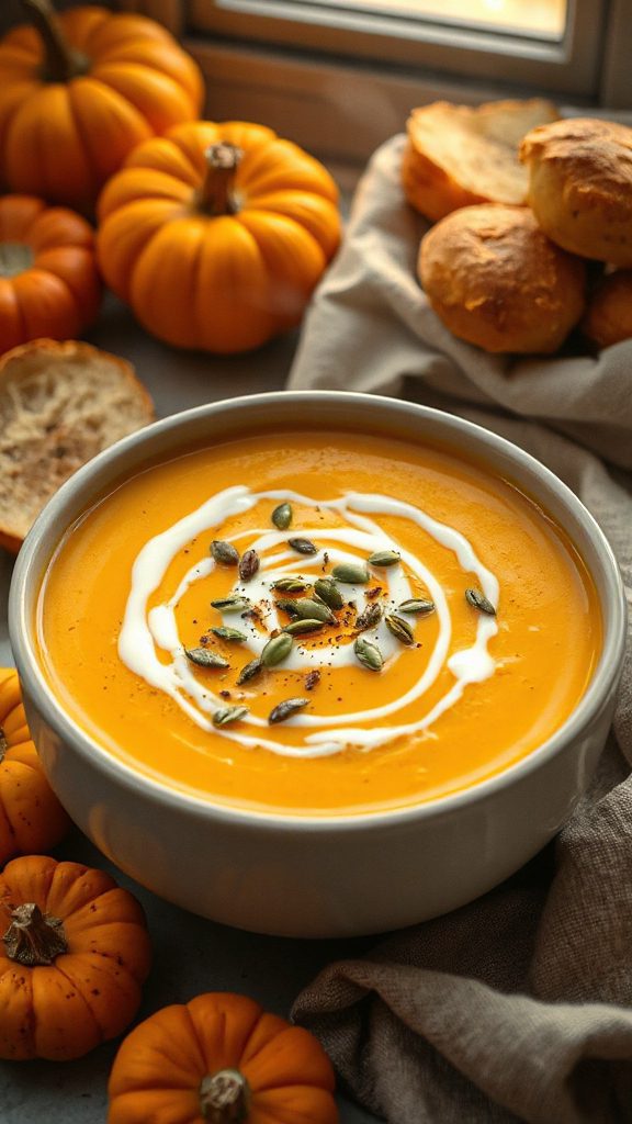 creamy pumpkin soup recipe