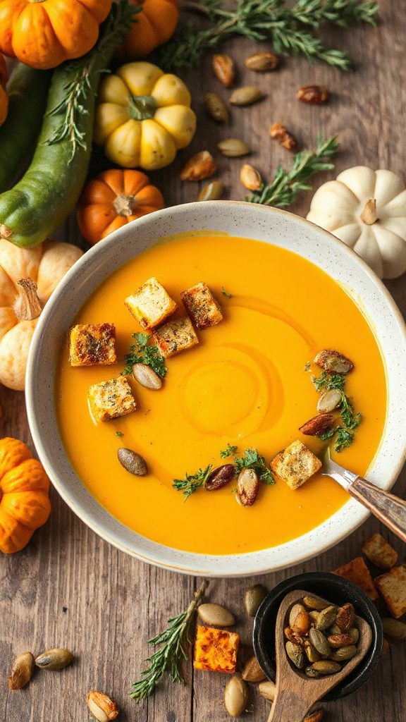 creamy pumpkin soup recipe