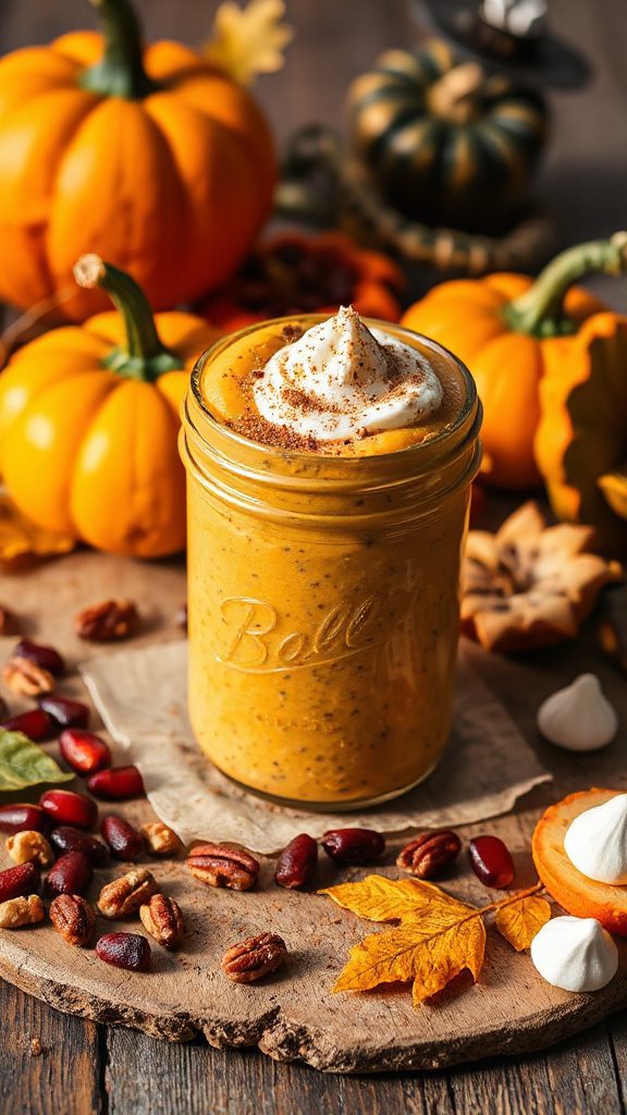 creamy pumpkin spice pudding