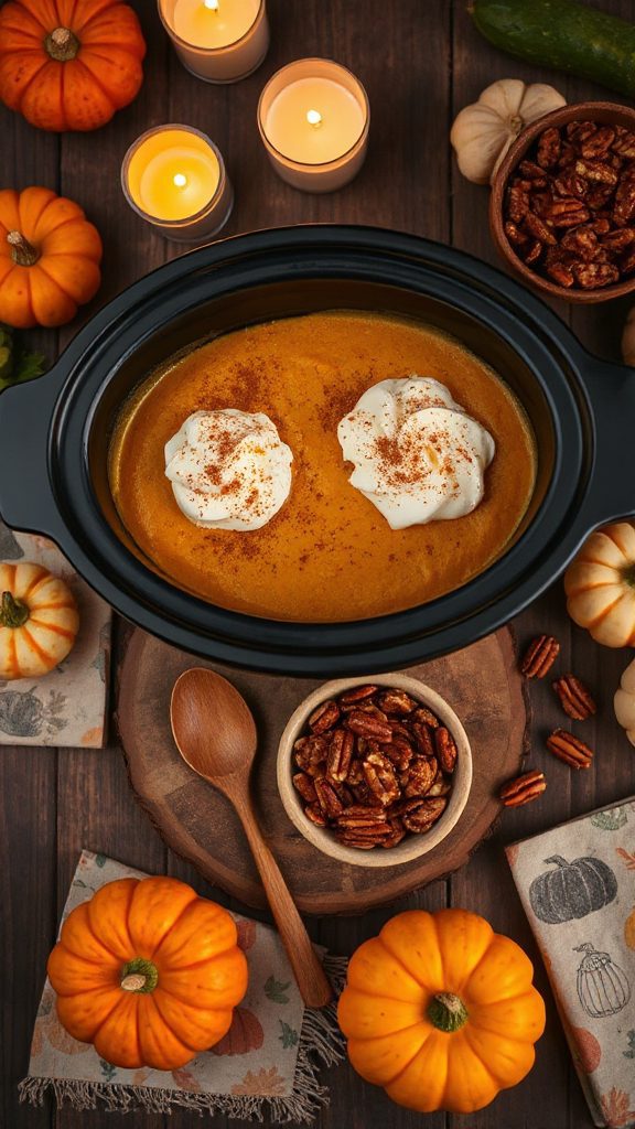creamy pumpkin spice pudding