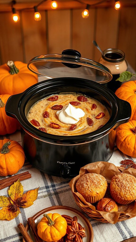 creamy pumpkin spice pudding