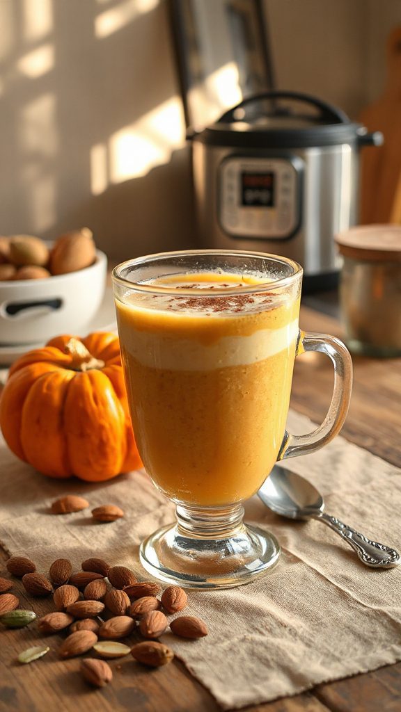 creamy pumpkin spice smoothie
