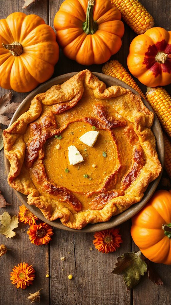 creamy pumpkin tamale pie