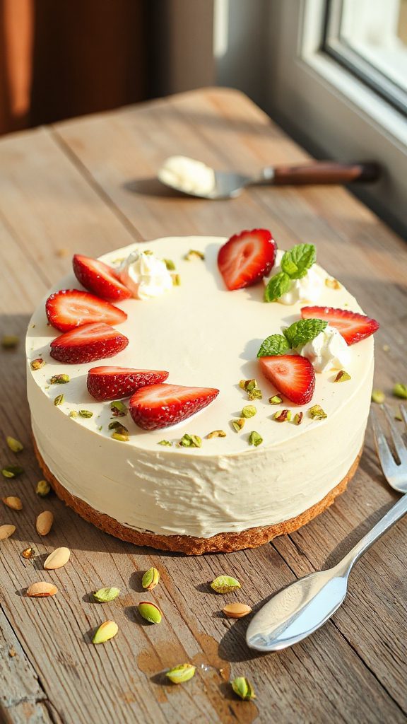 creamy raw vegan cheesecake
