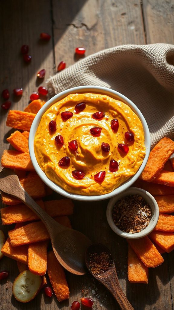 creamy spiced pumpkin dip