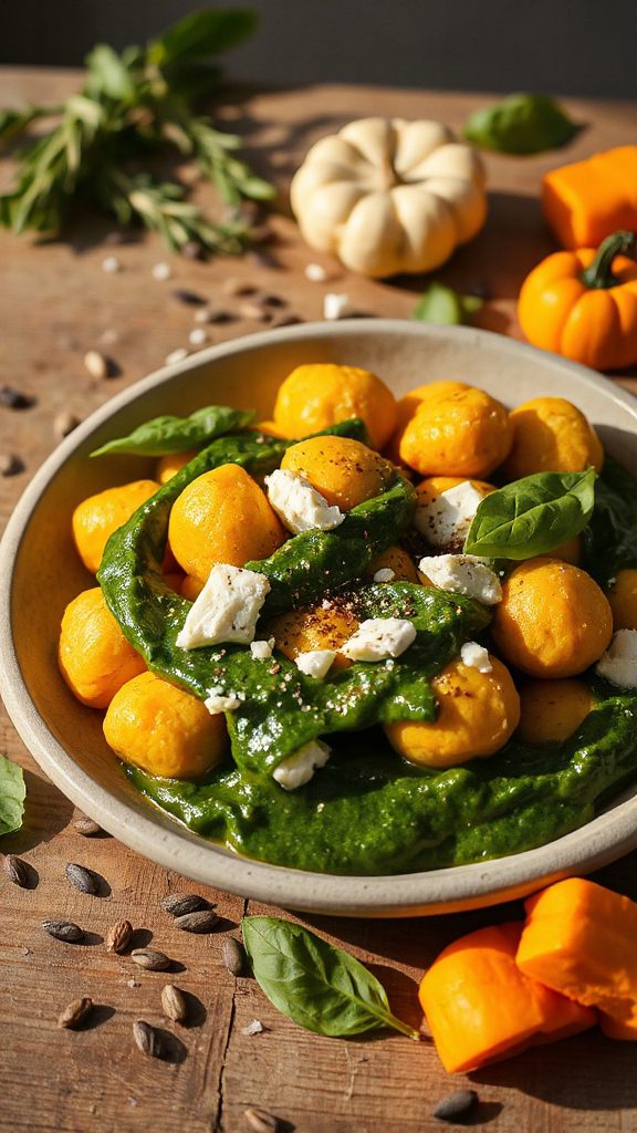 creamy spinach feta sauce