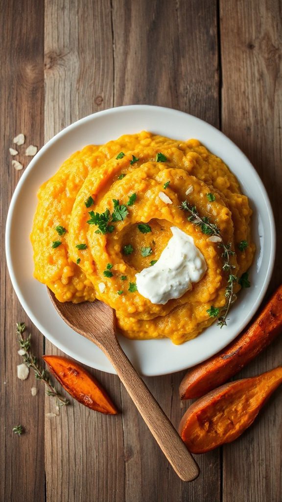 creamy sweet potato risotto