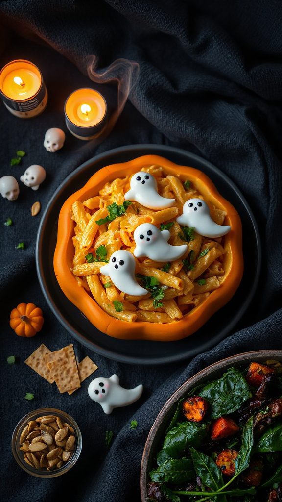 creamy vegan halloween comfort