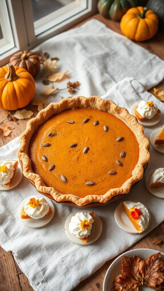 creamy vegan pumpkin pie
