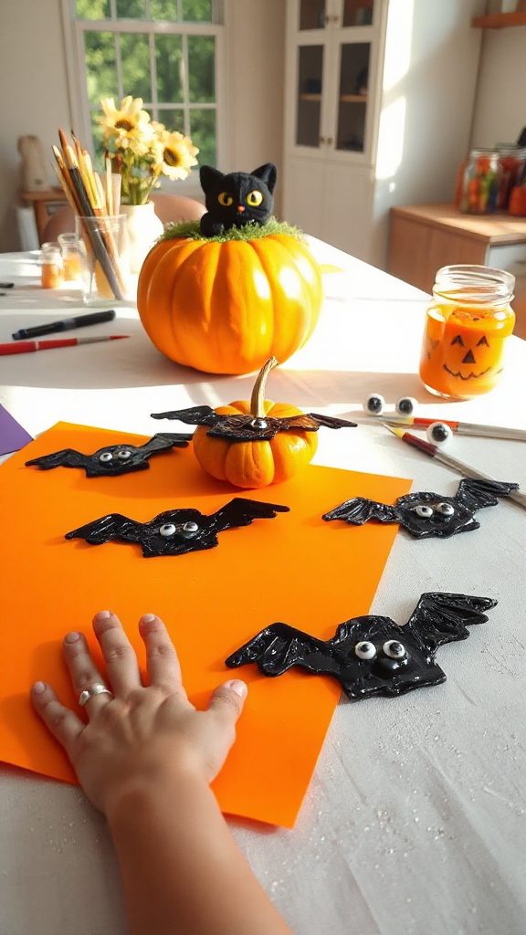 creative halloween bat craft