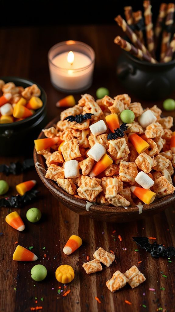 creepy candy corn treat