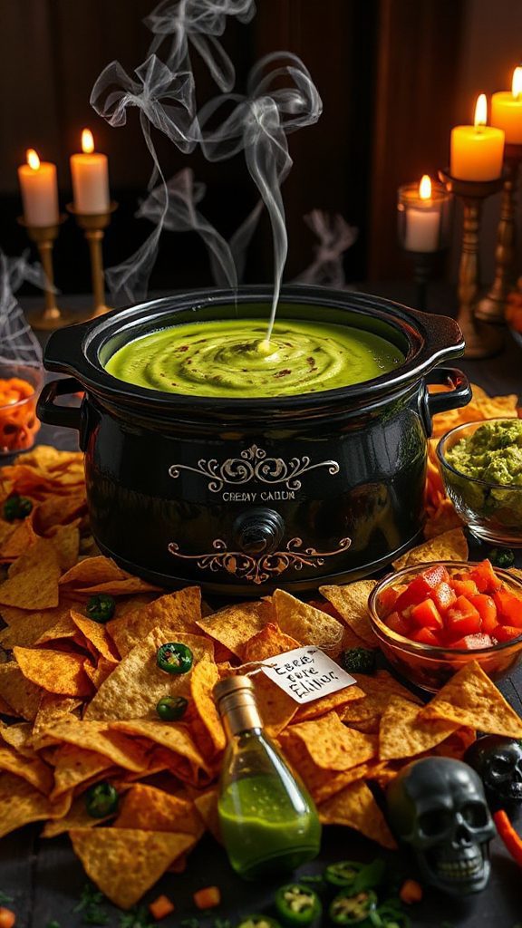 creepy cheesy nacho dip