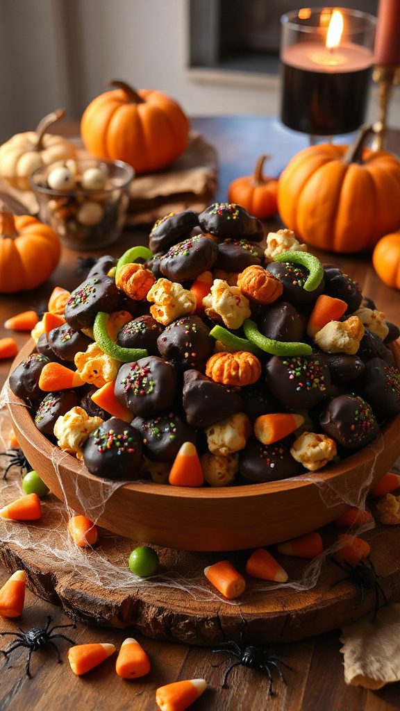 creepy chocolate clusters treat