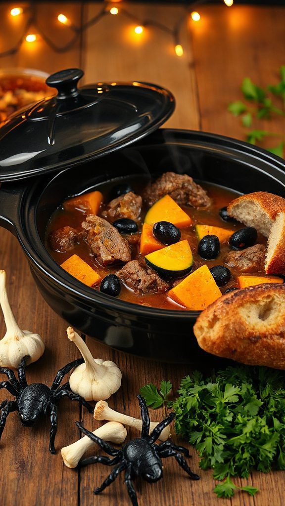 creepy crawly beef stew