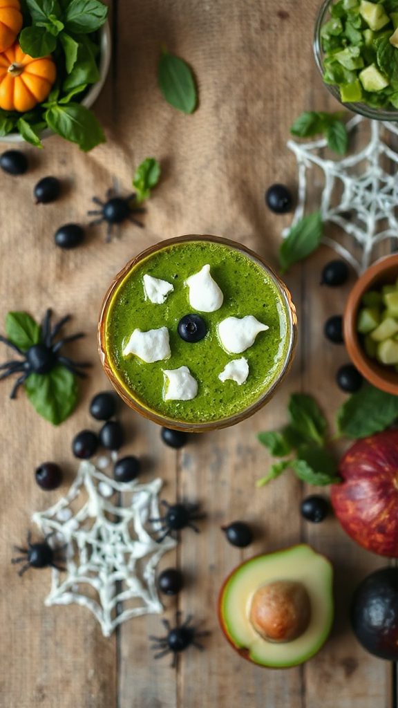 creepy crawly green smoothie