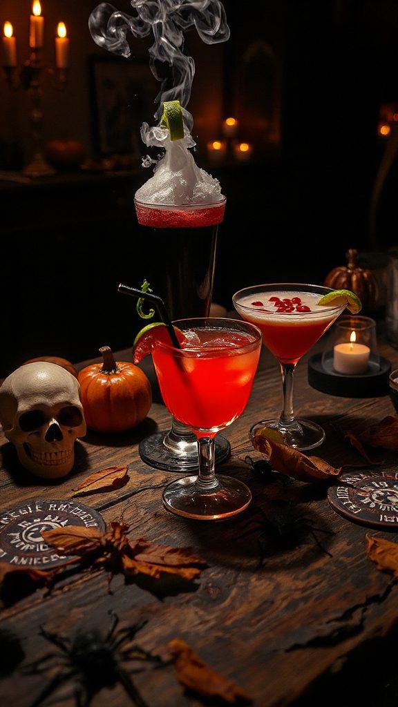 creepy crawly halloween cocktail