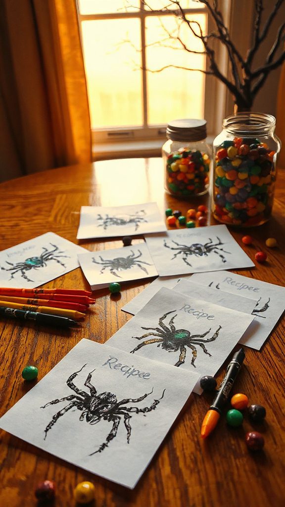 creepy crawly spider cookies