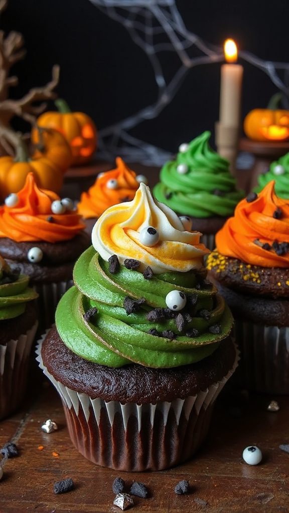 creepy halloween chocolate frosting