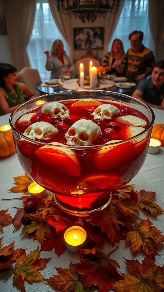 creepy halloween fruit punch