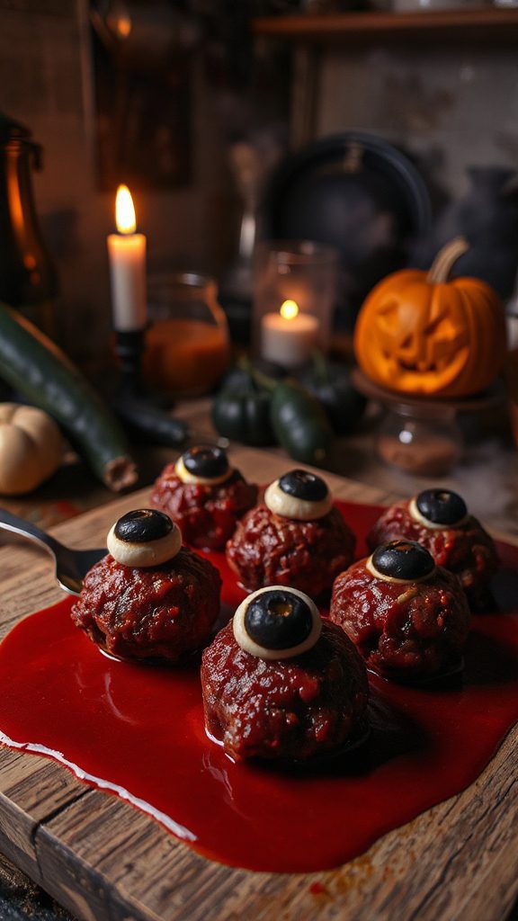 creepy halloween meatball recipe