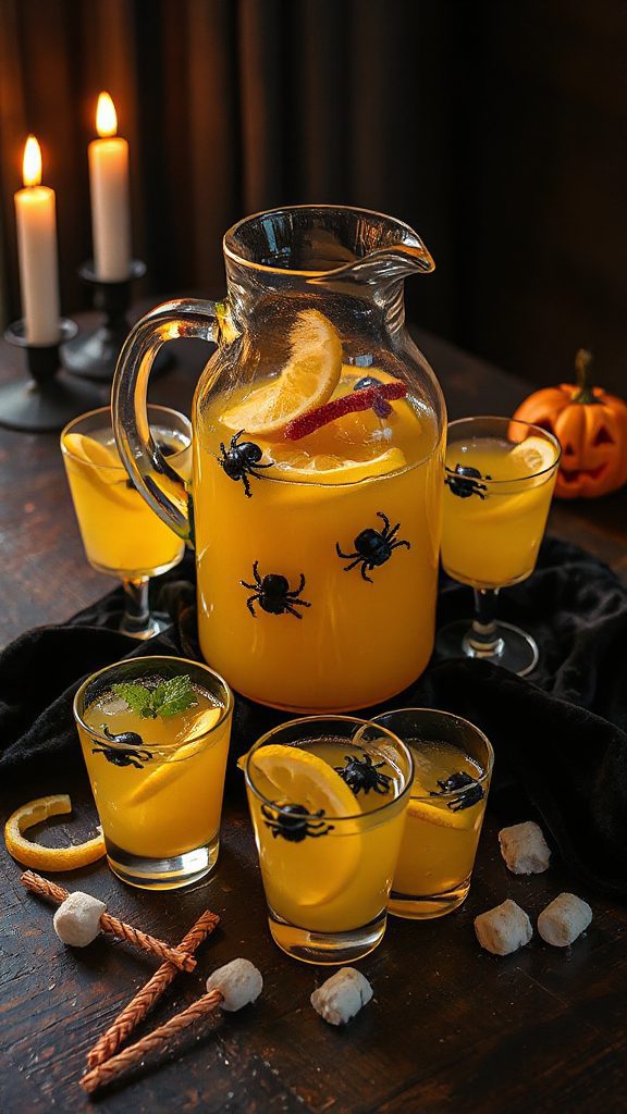 creepy halloween mocktail delight