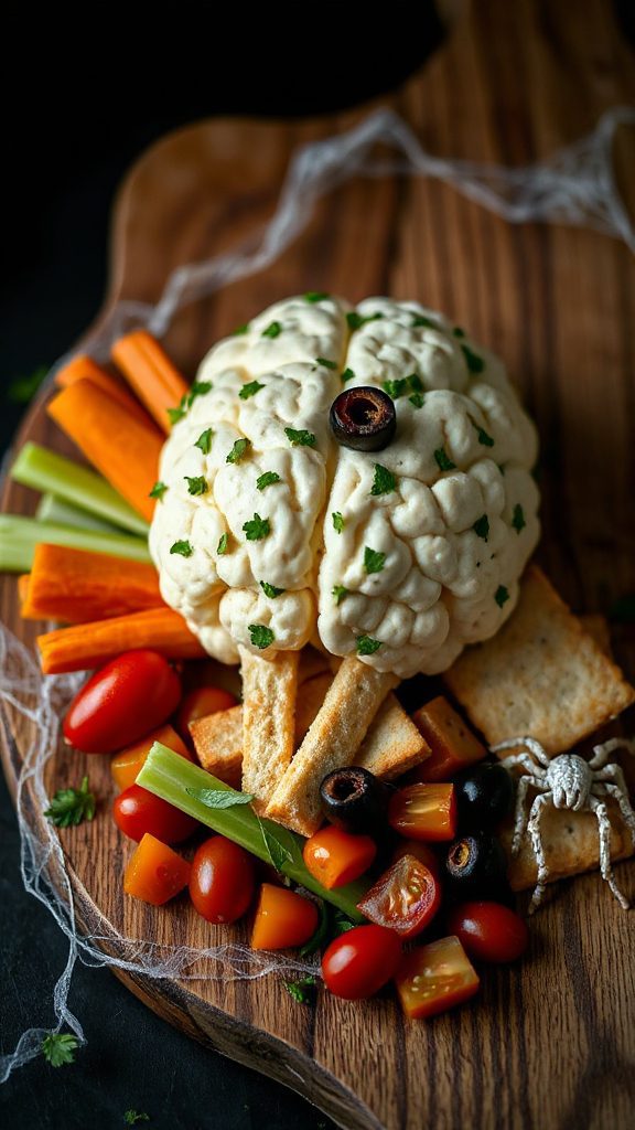 creepy healthy halloween dip