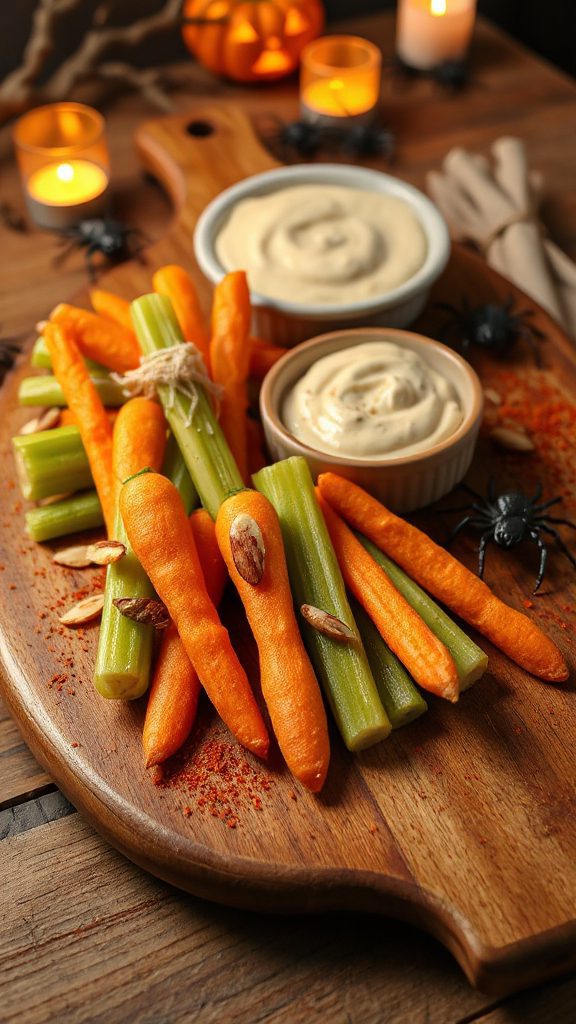 creepy vegetable halloween snacks