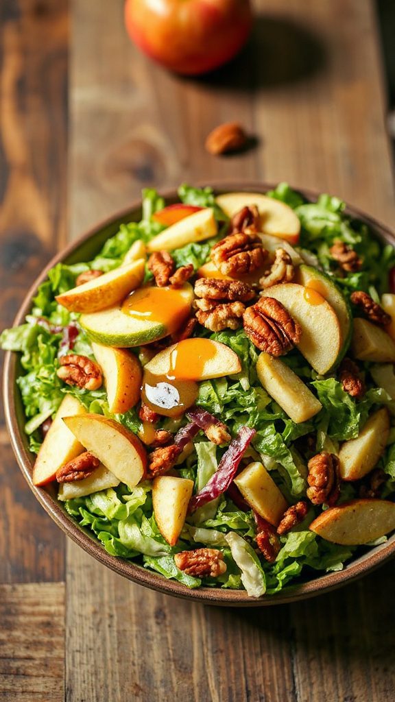 crisp apple brussels sprout slaw
