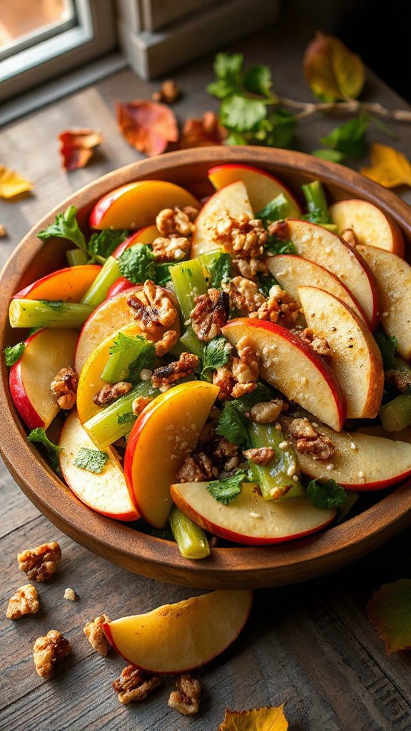 crisp apple celery salad
