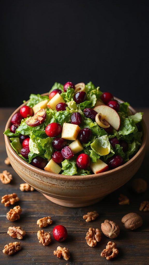 crisp apple cranberry slaw