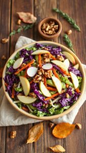 crisp fall apple slaw