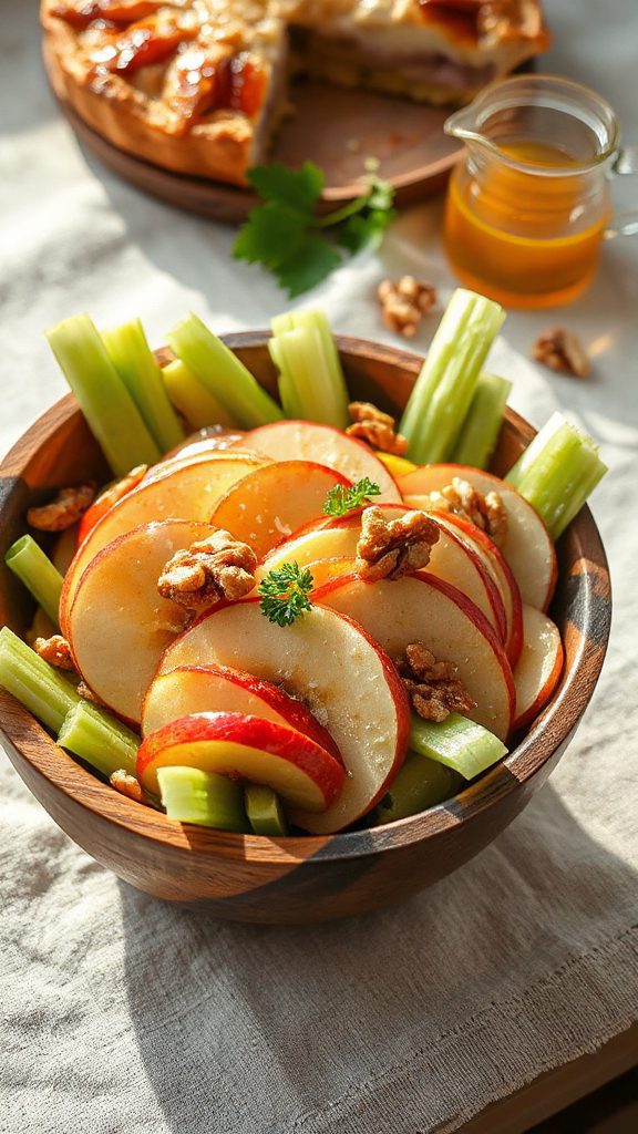 crispy apple celery salad