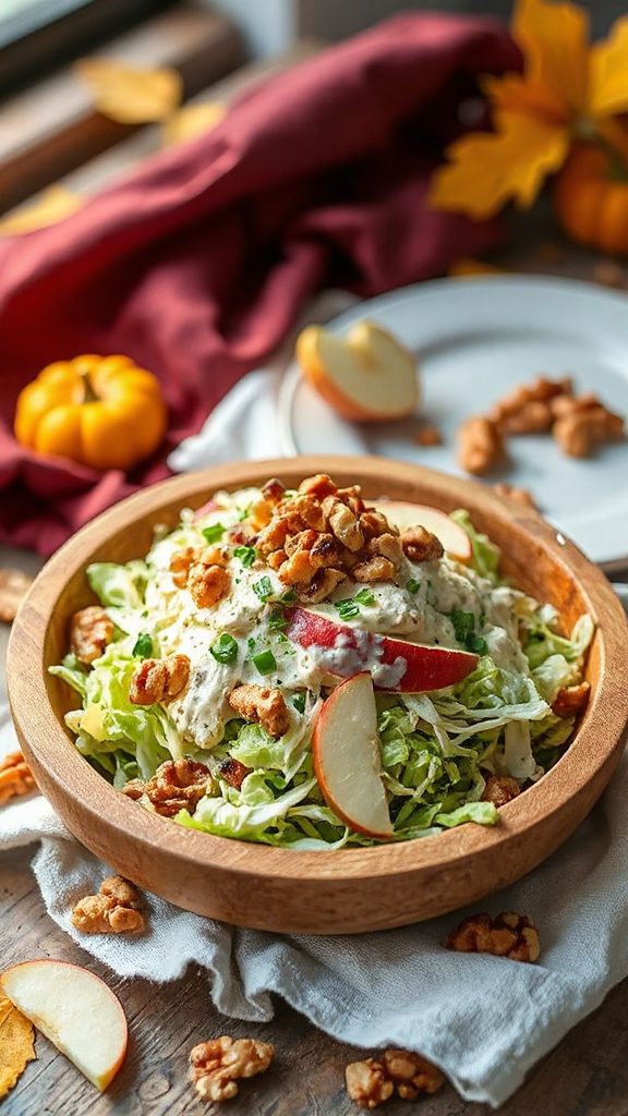 crispy creamy cabbage salad