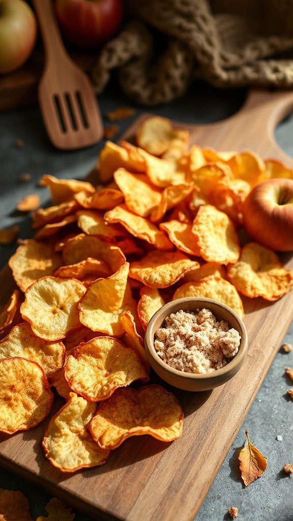 crispy healthy apple snack