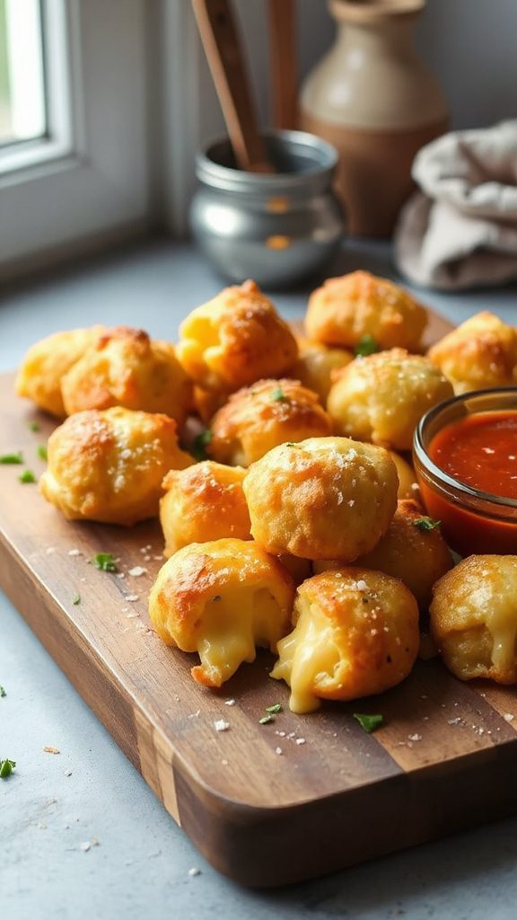 crispy mac and cheese bites