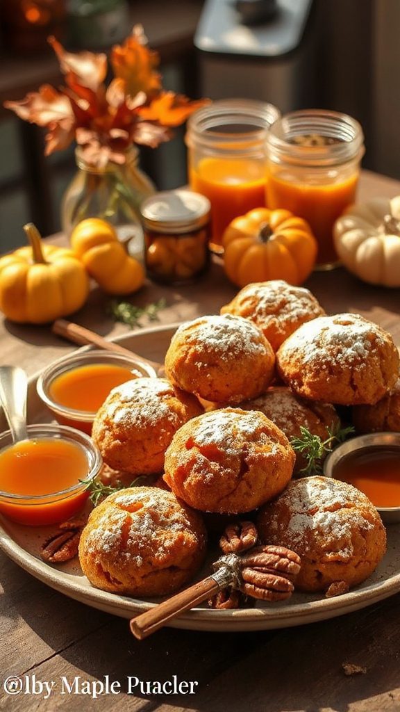 crispy pumpkin fritters recipe