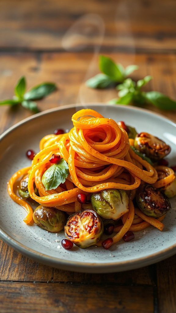 crispy tender pumpkin noodles