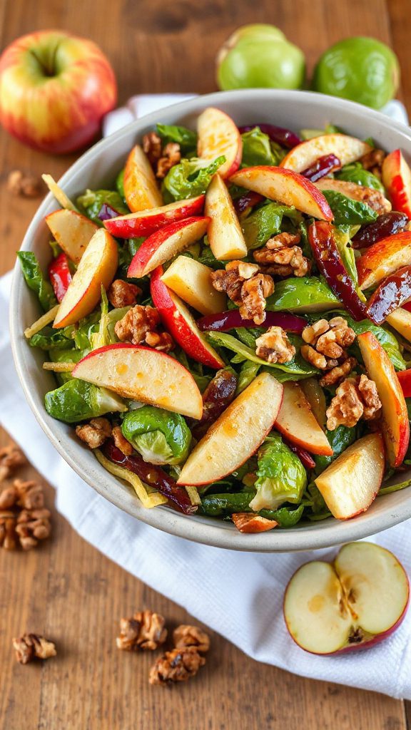 crunchy apple walnut slaw