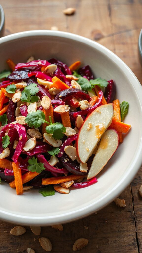 crunchy asian inspired slaw