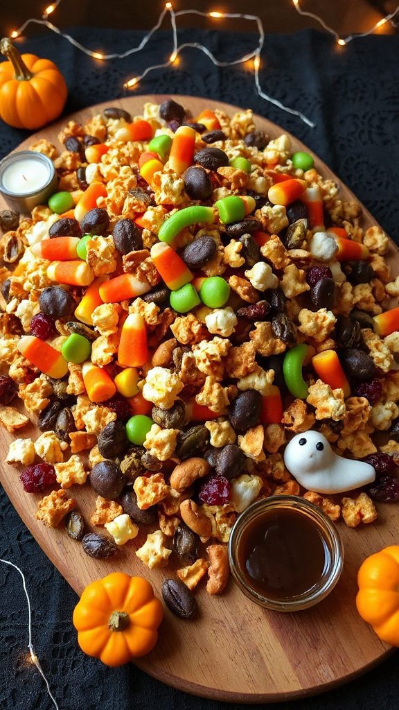 crunchy halloween snack mix