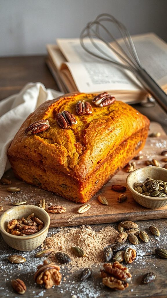 crunchy pumpkin bread recipe