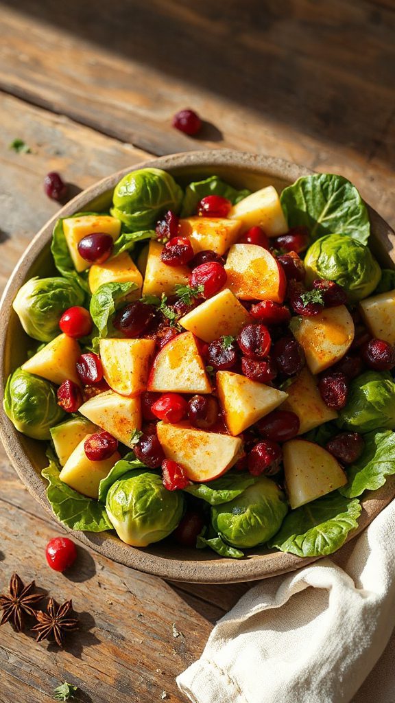 curried apple cranberry salad