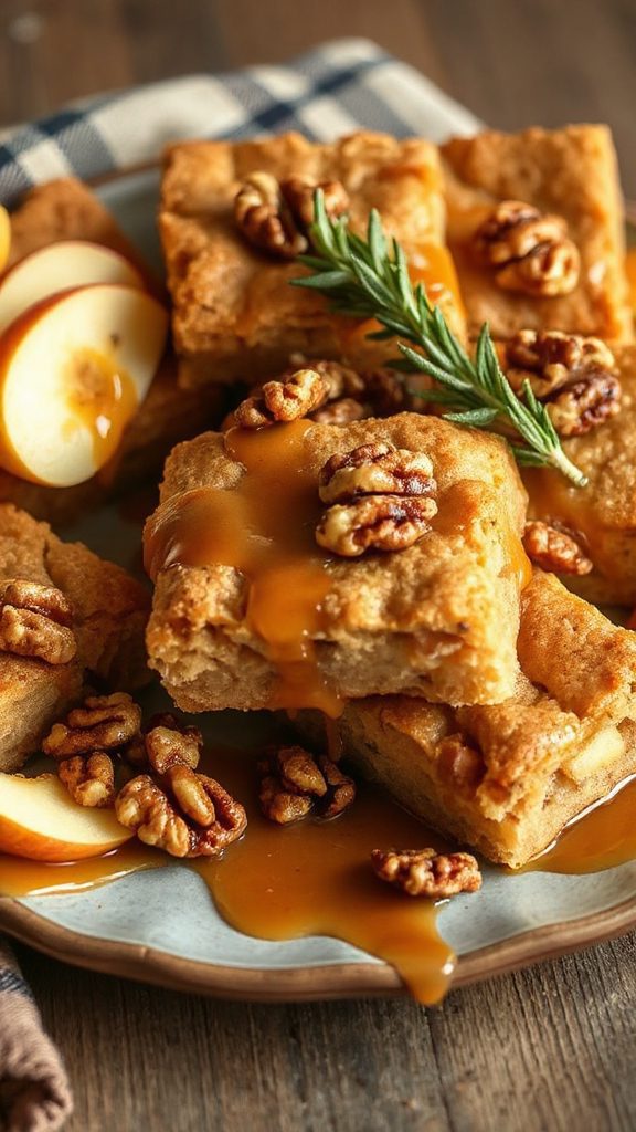 customize your apple blondies