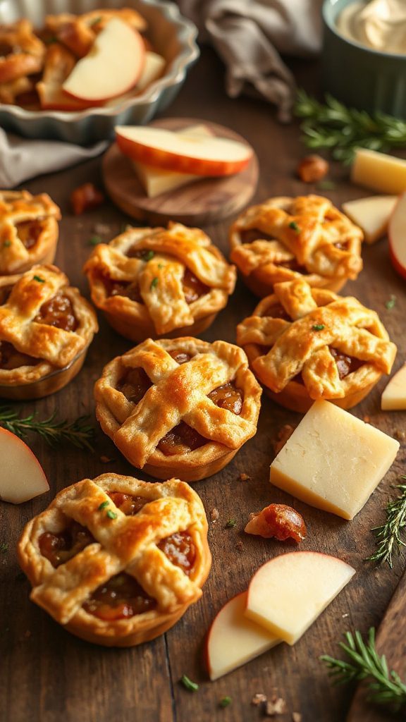 customize your savory mini pies