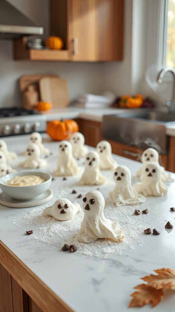 cute spooky ghost cookies