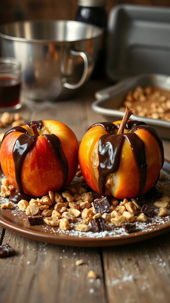decadent baked apple dessert