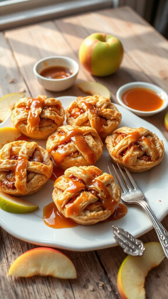 decadent caramel apple bites