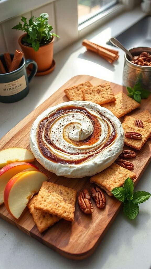 decadent chocolate pumpkin dip