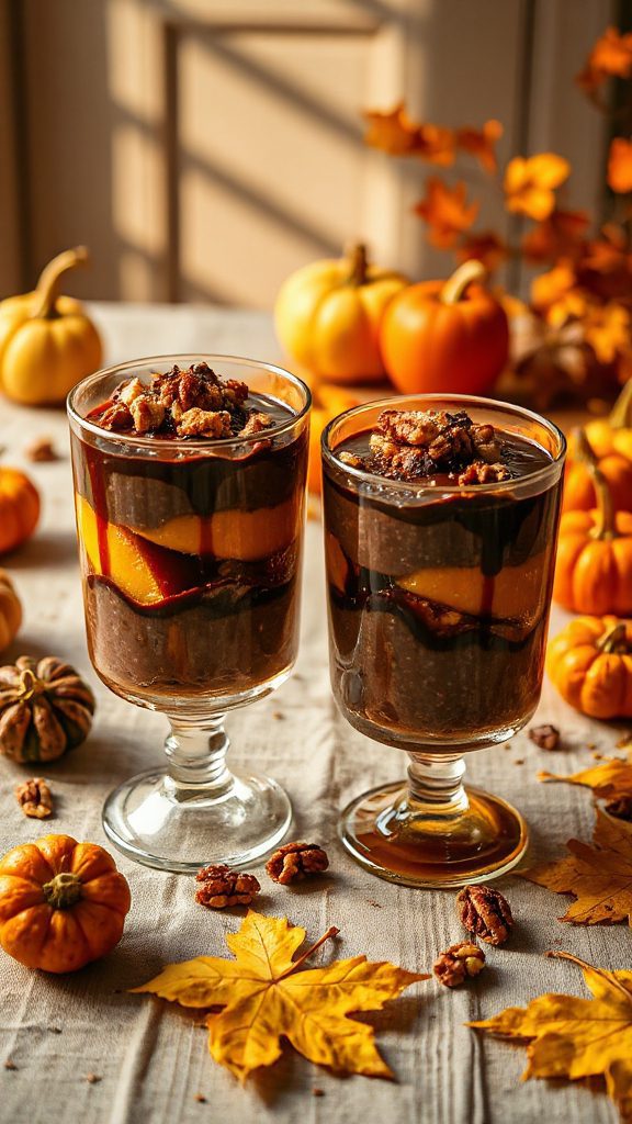 decadent maple apple parfait